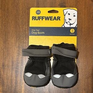 Ruffwear Black and Gray Grip Trex Dog Boots